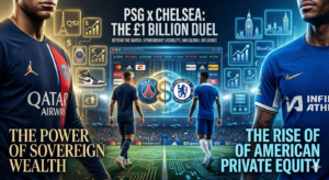 Infográfico de negócios PSG x Chelsea: Dinheiro, PatrocÃnios e Marketing Esportivo